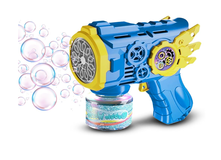 Kids Bubble Gun with 10 Bubble Holes