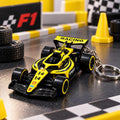 F1 Inspired Keychain with Pull Back Action