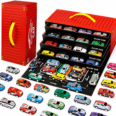 Alloy Pull Back Mini Toy Cars Set Of 48