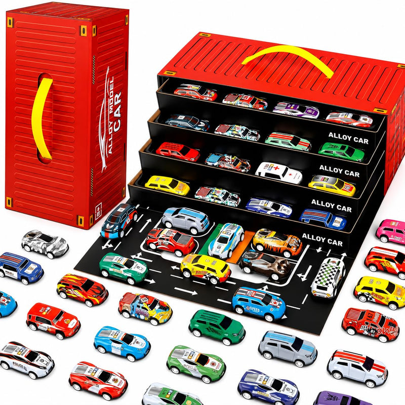 Alloy Pull Back Mini Toy Cars Set Of 48