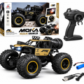 4WD Remote Control Rock Crawler Car, Off-Road RC Monster Truck with 2.4GHz Controller