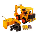 Remote Control Construction Tractor Toy for Kids with Easy-to-Use Controller, Battery Operated RC Vehicle