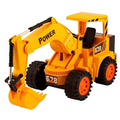 Remote Control Construction Tractor Toy for Kids with Easy-to-Use Controller, Battery Operated RC Vehicle
