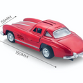 Vintage Mercedes Benz Inspired Pull Back Toy Car With Openable Door