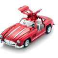 Vintage Mercedes Benz Inspired Pull Back Toy Car With Openable Door