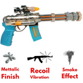 Gatling Toy Blaster with LED, Smoke & Sound Effects