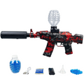 Automatic gel ball blaster with soft beads and USB charging for outdoor play.