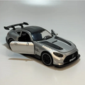 Die Cast Metal Pull Back Toy Car With LED Lights For Kids