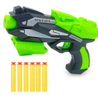 Thunder Strike Nerf Gun With 6 Foam Bullets
