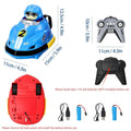 RC Bumper Collision Go Kart Cars for Kids | 2 Player Remote Control Racing Set with Lights & Sound |