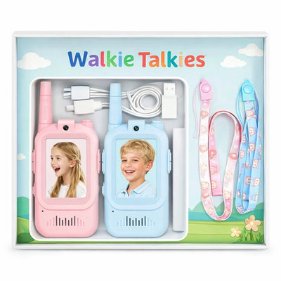 Video & Audio Walkie Talkie for Kids Pack Of 2